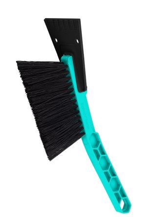 Щетка для снега Techno, съемный скребок 30cm digital green